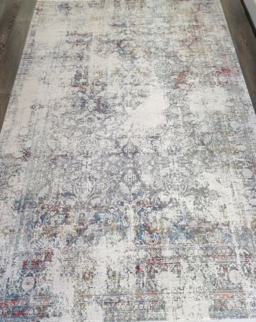 Ковер турецкий MT122 Olimpos (Акрил, Эвкалиптовый шелк, кремовый)