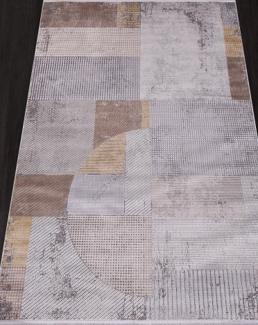 Ковер турецкий 20970A MILANO (Акрил - Полиэстер, серый)