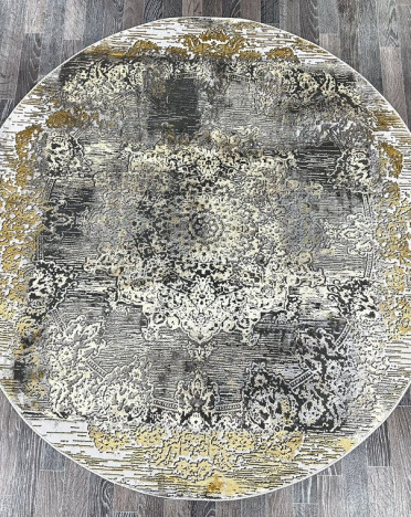 Ковер турецкий Turcia Lisa AA627A (полиэстер, серый)