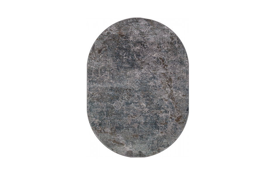 Ковер российский D771 GRAY овальный - коллекция SERENITY