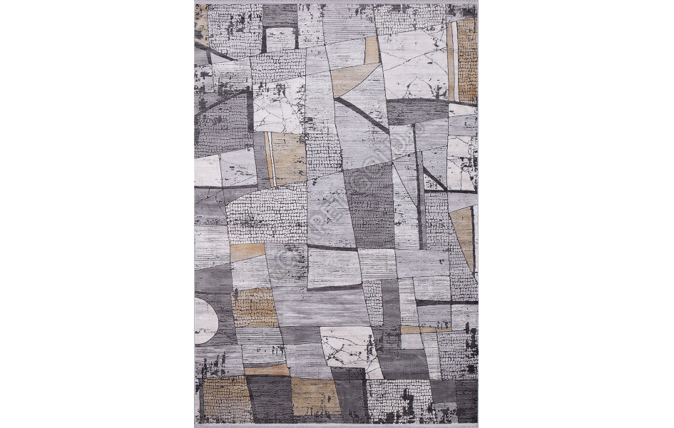 21096A - CREAM / L.GREY - Прямоугольник - коллекция MILANO