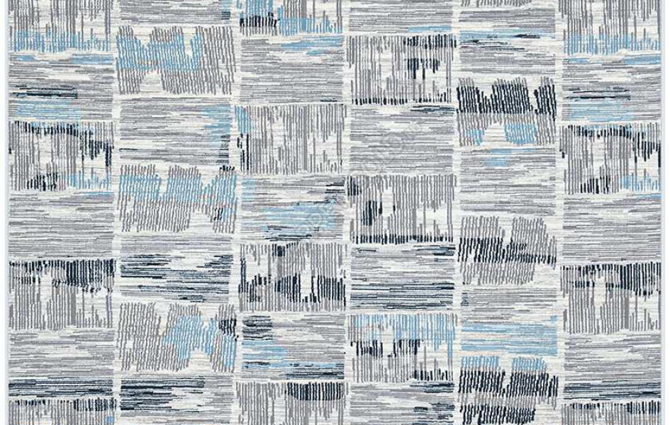 Ковер 50010A STAN L.GREY / BLUE CKM Kremlin
