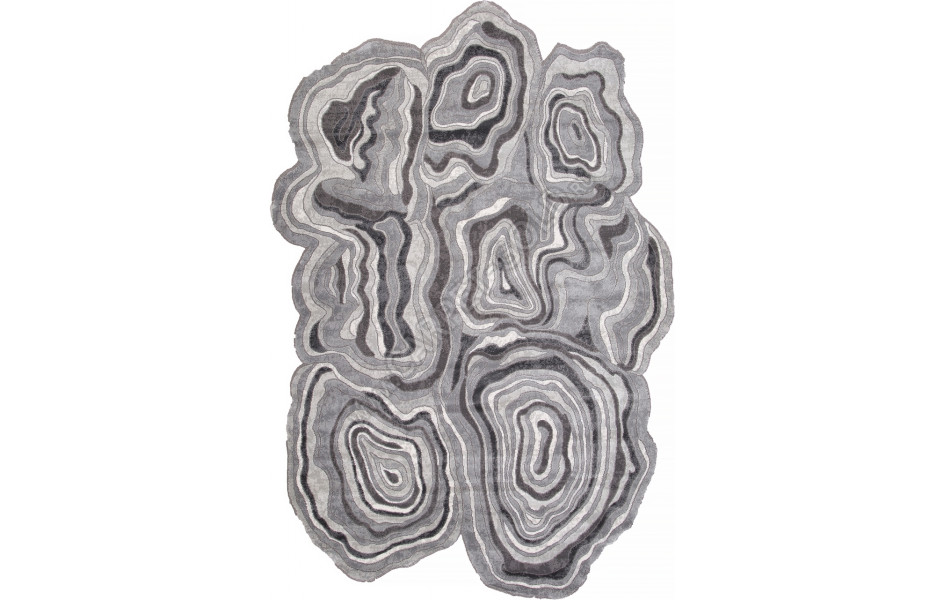 Ковер 00841G - GREY / GREY - Прямоугольник - коллекция SAFIR