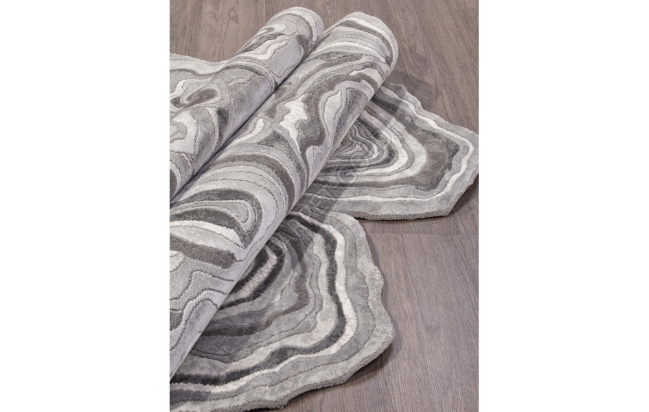 Ковер 00841G - GREY / GREY - Прямоугольник - коллекция SAFIR