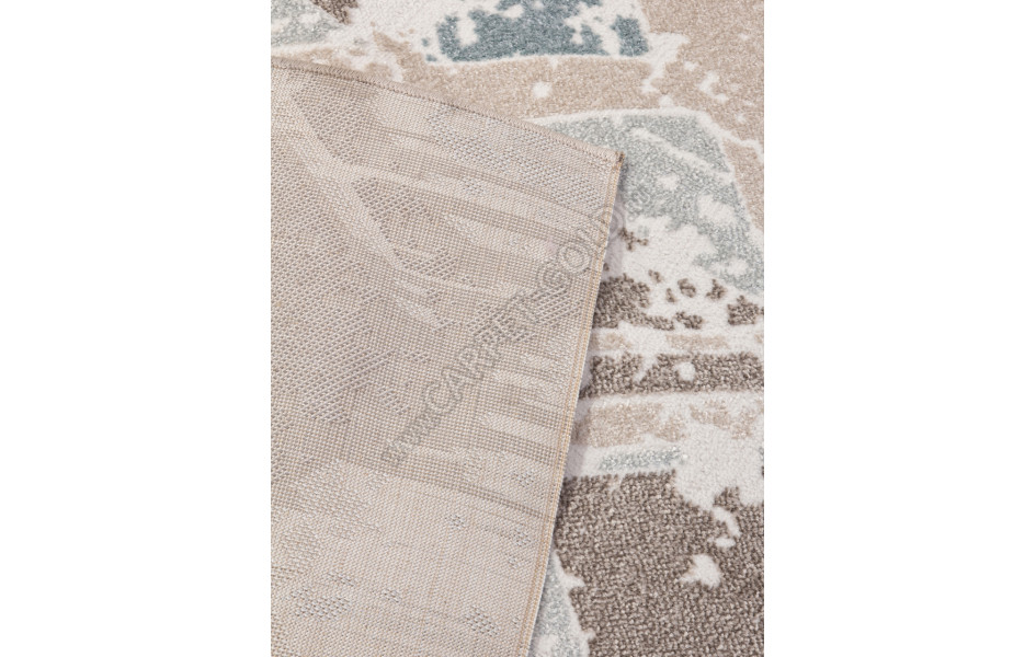 Ковровая дорожка D979 - BEIGE-BLUE - коллекция NATUREL