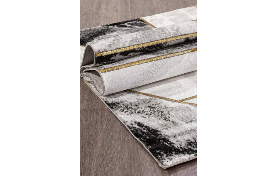 Ковер 08742G - GOLD / GOLD - Прямоугольник - коллекция OMEGA