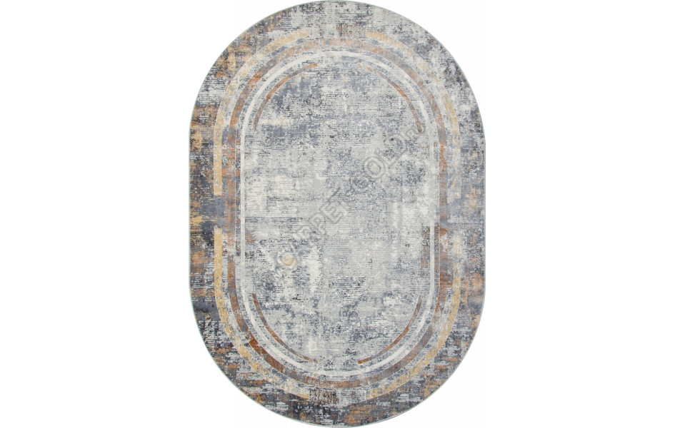 Ковер F258 - ORANGE - Овал - коллекция ZUMMA