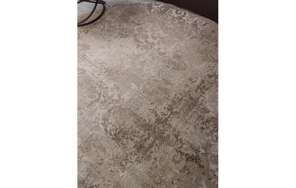 Ковер 03708A - BROWN / BROWN - Круг - коллекция ARMINA