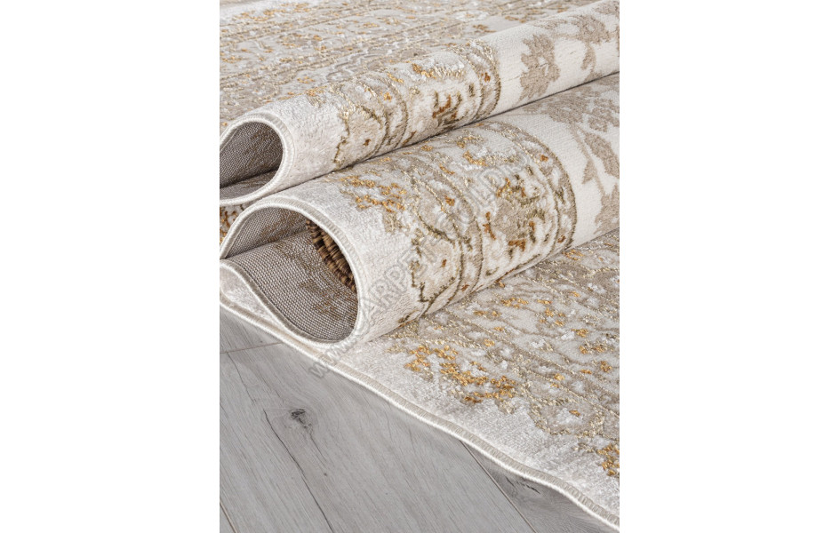 Ковер 27239A - CREAM / GOLD - Прямоугольник - коллекция MOSSO